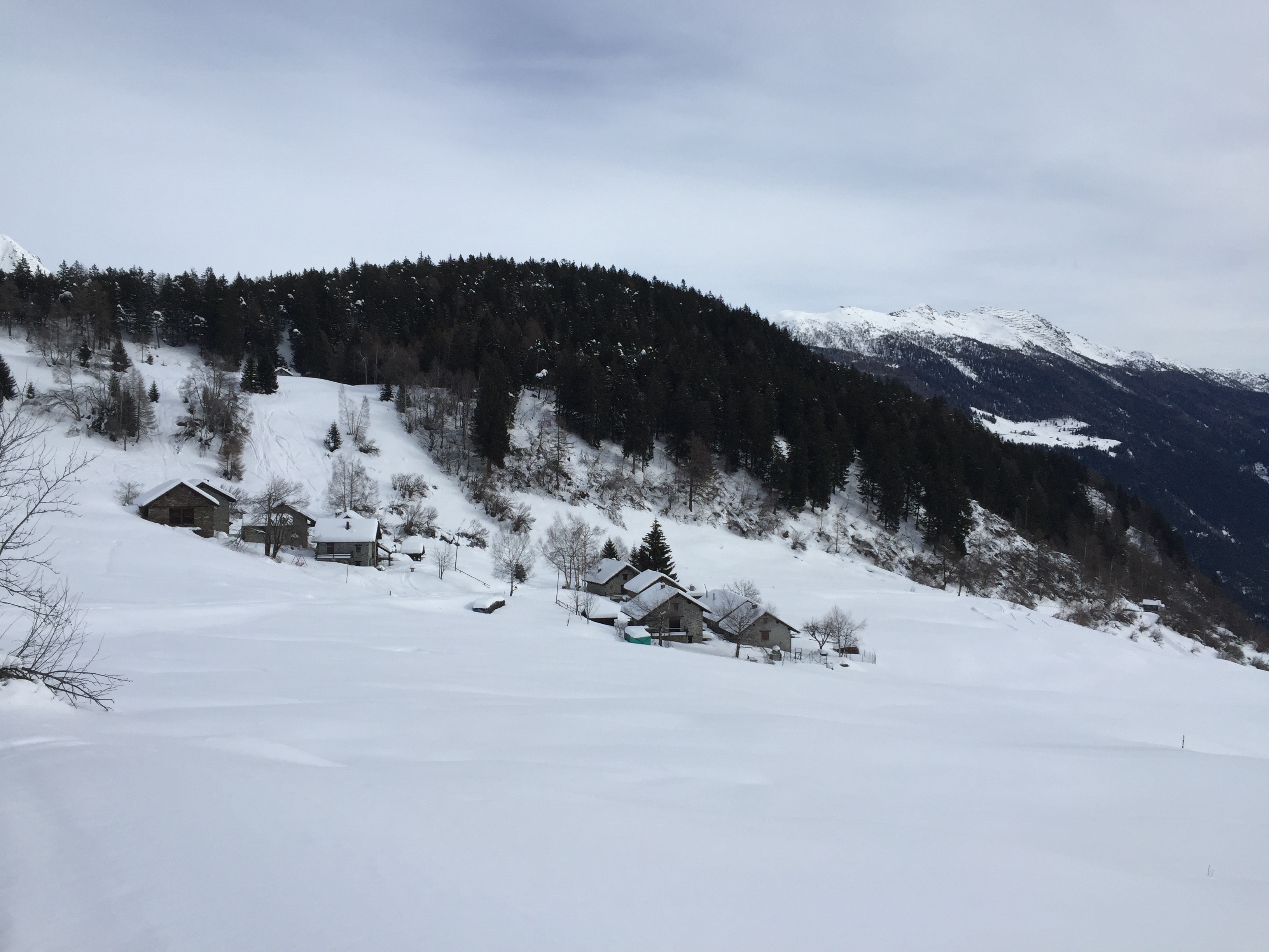 Gribbio winter landscape
